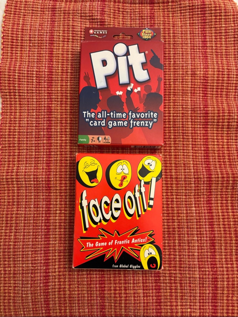 Pit & Face Off! Party Card Game Bundle